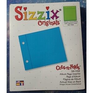 Sizzix Originals Cuts-n-Folds Album Page Inserts 38-1139